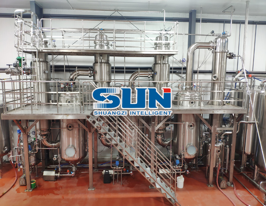 Équipement de concentration d'évaporateur en chute d'énergie économe en énergie